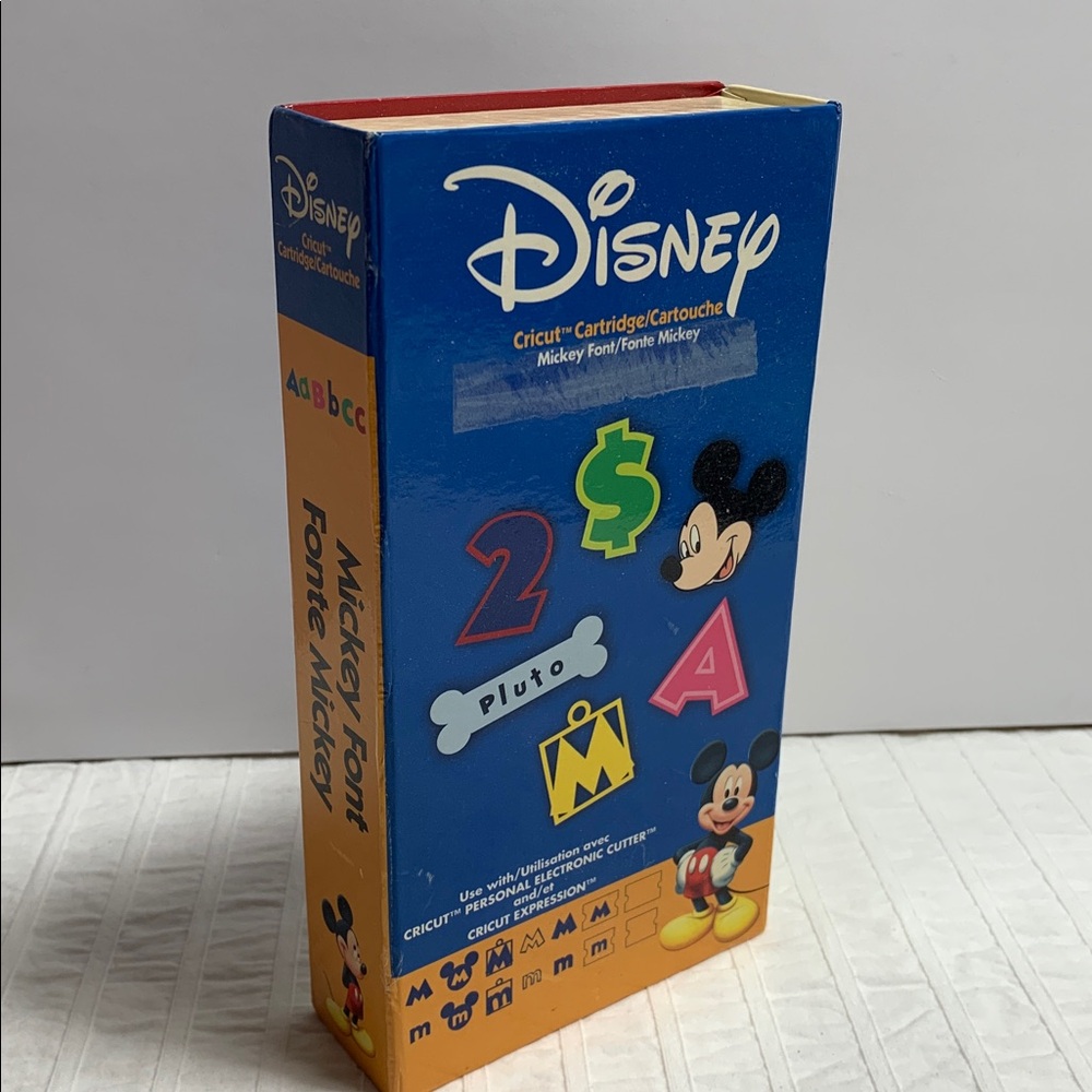 Disney Mickey Font Cricut Cartridge
